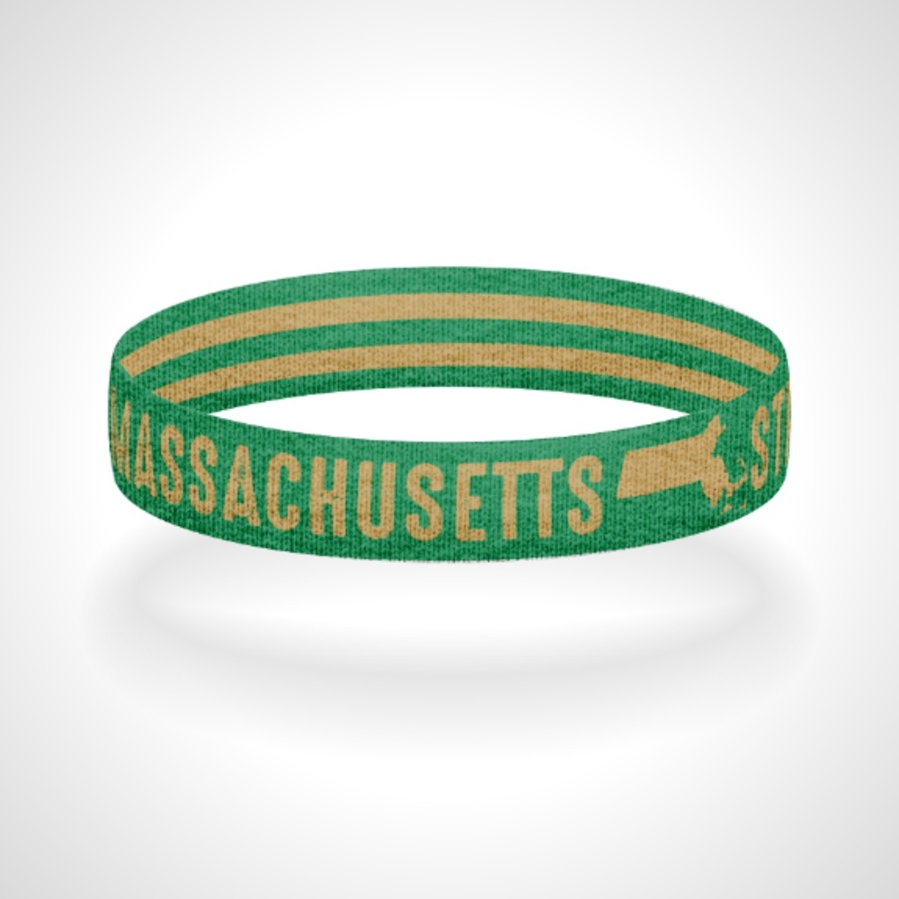 Reversible Massachusetts Strong Bracelet Wristband